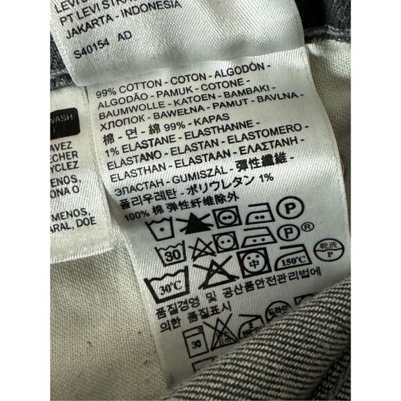 Levi’s Gray 513 Denim Jeans 30 x 31 - Picture 3 of 11